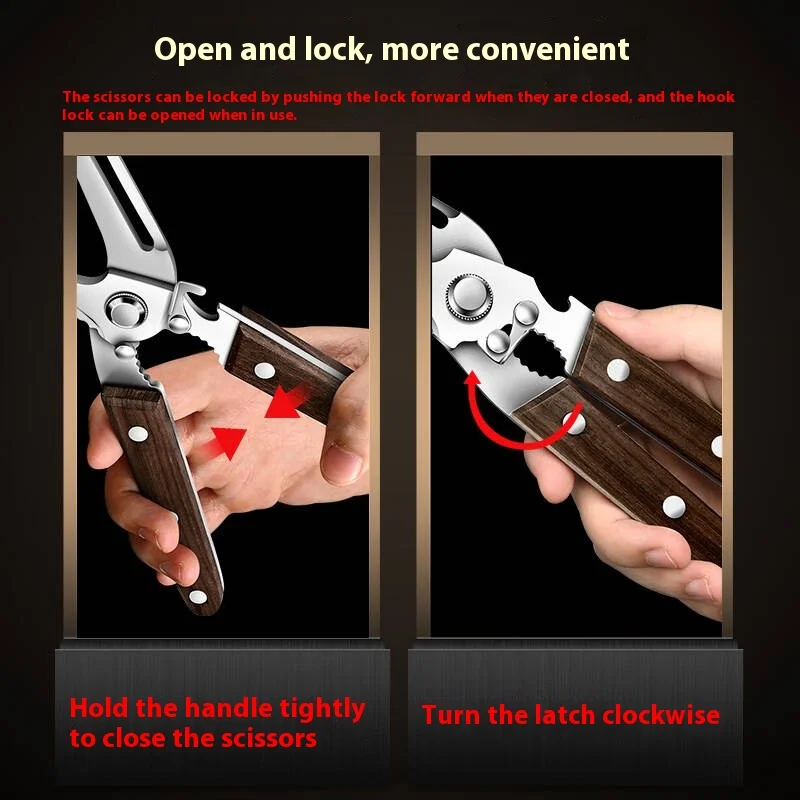 Premium Kitchen Scissors Woode - Power Tools Wood avaliação e preço