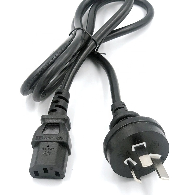 2pcs 1m Black 3 Prong AS3112 P - Power Tools Australia avaliação e preço