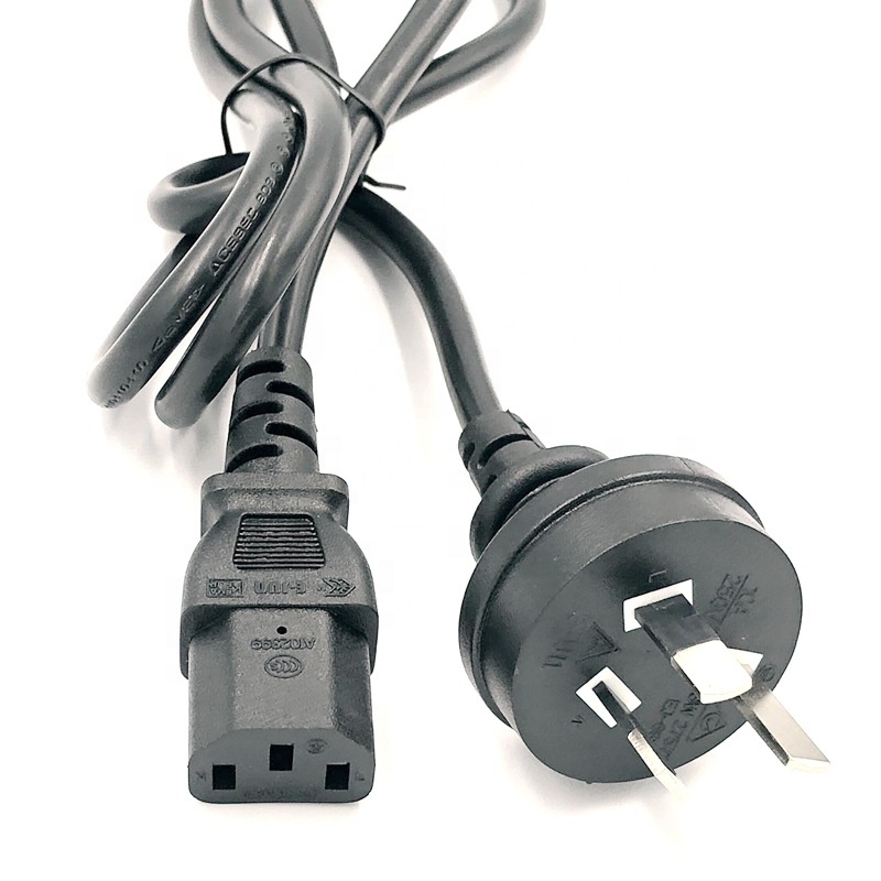 2pcs 1m Black 3 Prong AS3112 P - Power Tools Australia avaliação e preço