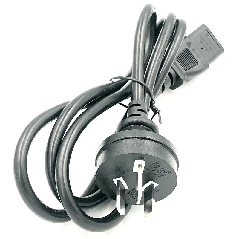 2pcs 1m Black 3 Prong AS3112 P - Power Tools Australia avaliação e preço