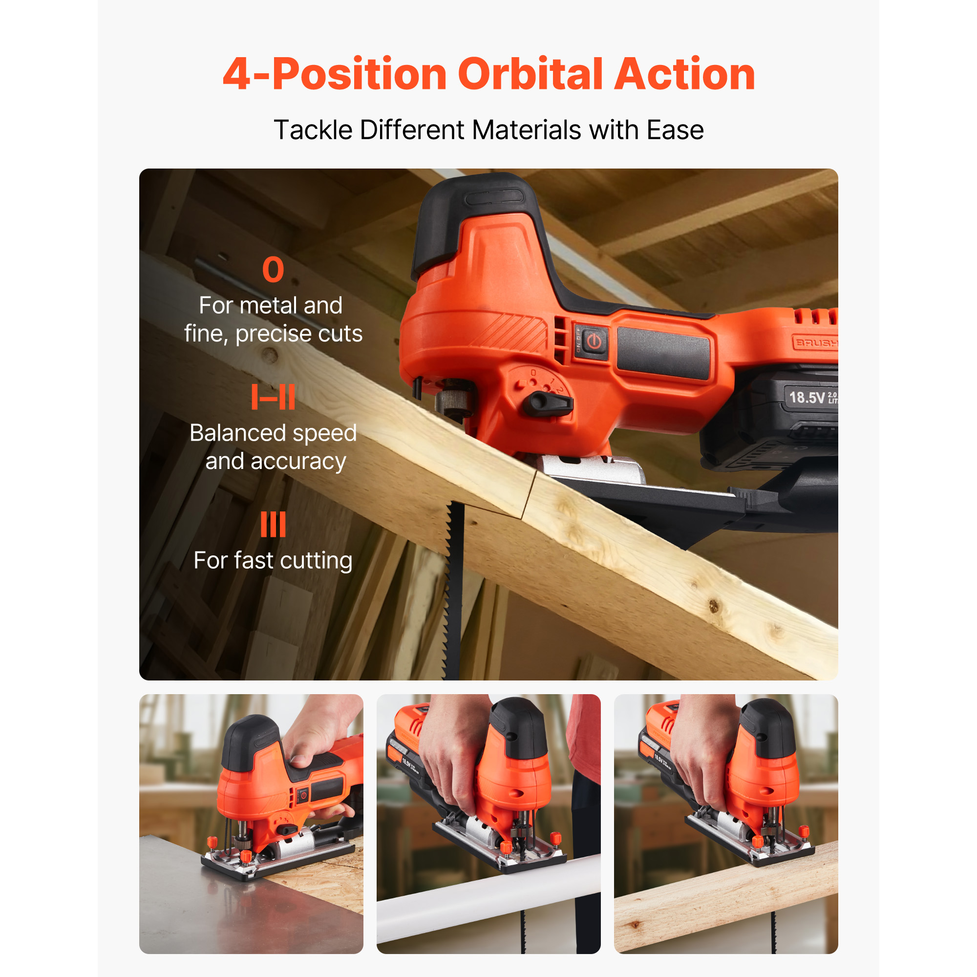 SucceBuy Cordless Jig Saw 3500 - Jigsaw Orbital Blade avaliação e preço