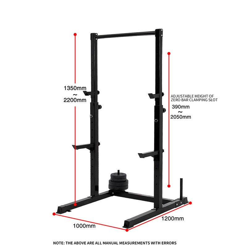Adjustable Squat Rack Gym Squa - Power Quality Tools avaliação e preço
