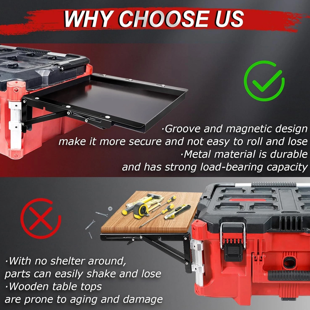 Folding Magnetic Table Fits fo - Power Toolbox avaliação e preço