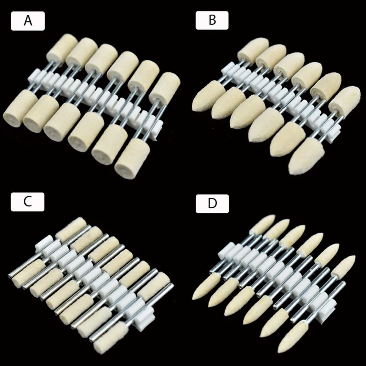 2.35Mm Shank Set Wool Felt Bob - Rotary Tool Kit avaliação e preço