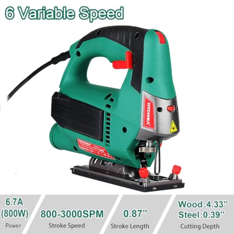 HYCHIKA Jig saw 6.7A Jig Saw 8 - Jigsaw Orbital Blade avaliação e preço