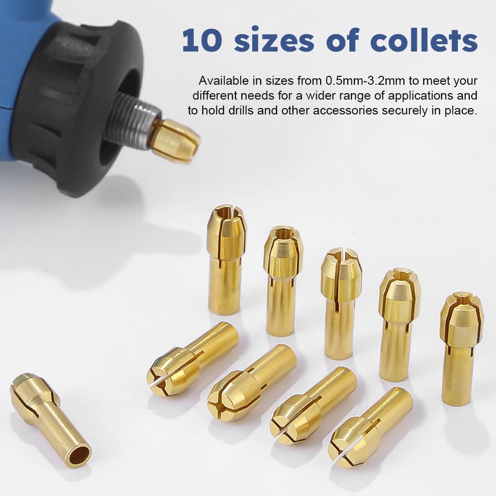 0.5mm-3.2mm Mini Chuck Collet  - Rotary Tool Kit avaliação e preço