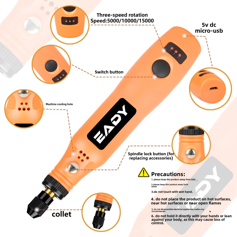 USB Cordless Rotary Tool Kit – - Rotary Tool Kit avaliação e preço