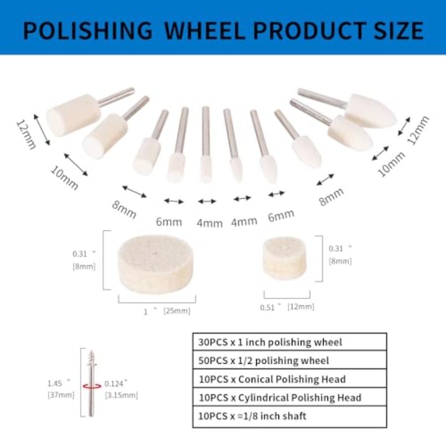 Polishing Buffing Wheel for Ro - Rotary Tool Kit avaliação e preço