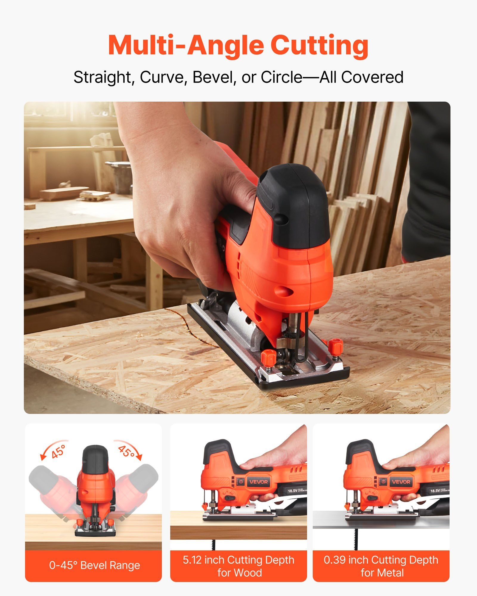 20V Brushless Powered Jig Saw  - Jigsaw Orbital Blade avaliação e preço
