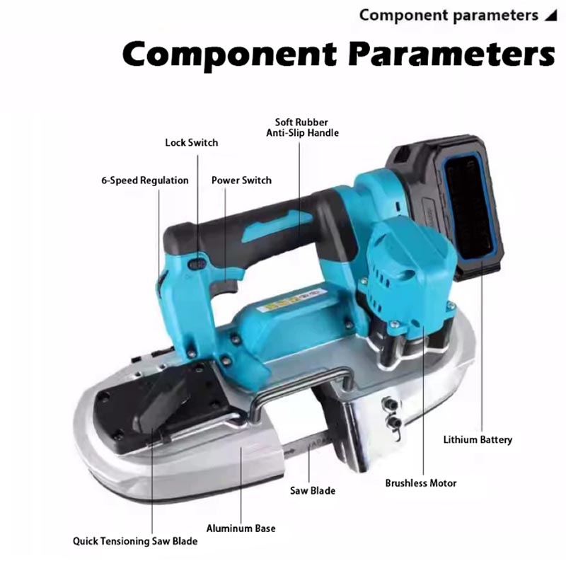 490W Portable Brushless Band S - Power Tools Wood avaliação e preço