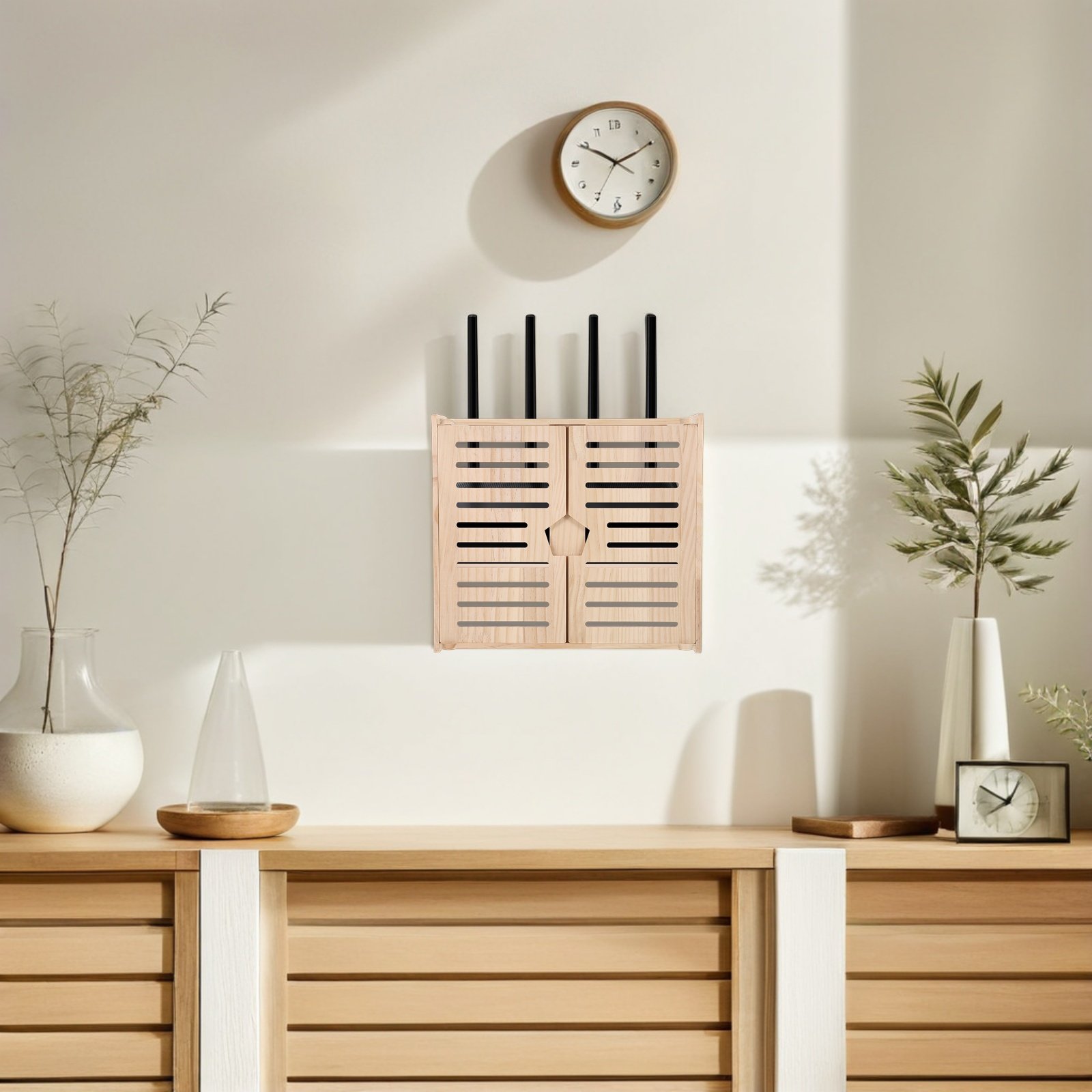 Wooden WiFi Router Storage Box - Power Tools Wood avaliação e preço