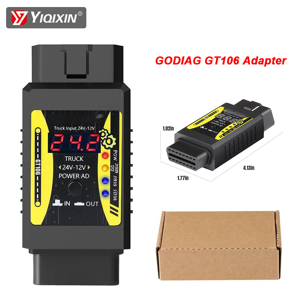 Godiag GT106 Plus Heavy Duty T - Power Quality Tools avaliação e preço
