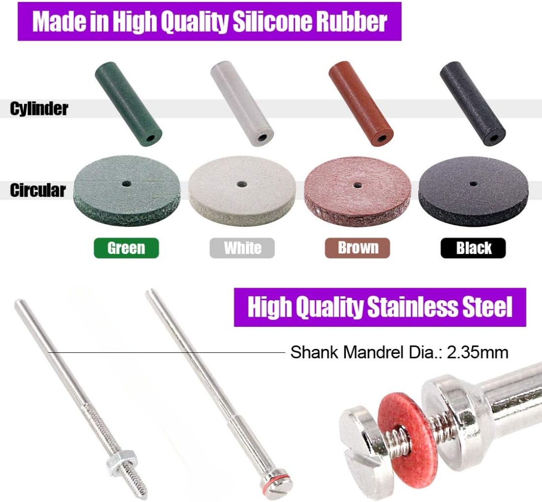 42Pcs Polishing Wheels Kit 40P - Rotary Tool Kit avaliação e preço