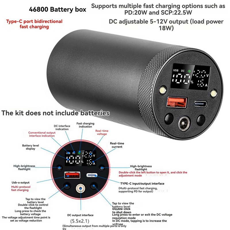 Upgrades 46800 Battery Case Ba - Power Tools You Need avaliação e preço